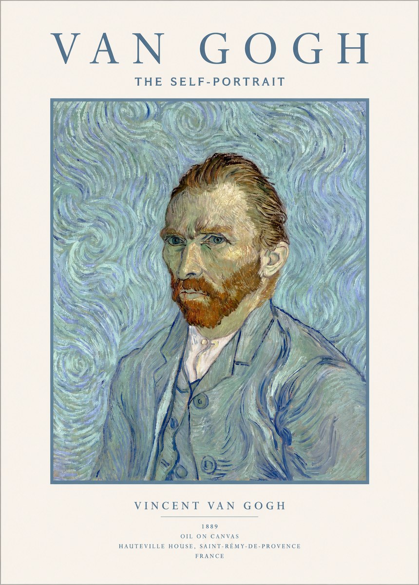 Van Gogh The Self-portrait No1 - Póster