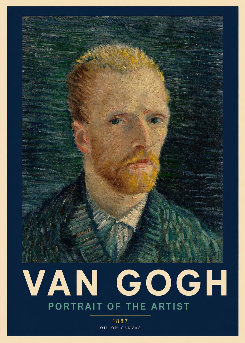 Van Gogh Portrait of the Artist II No2 - Póster
