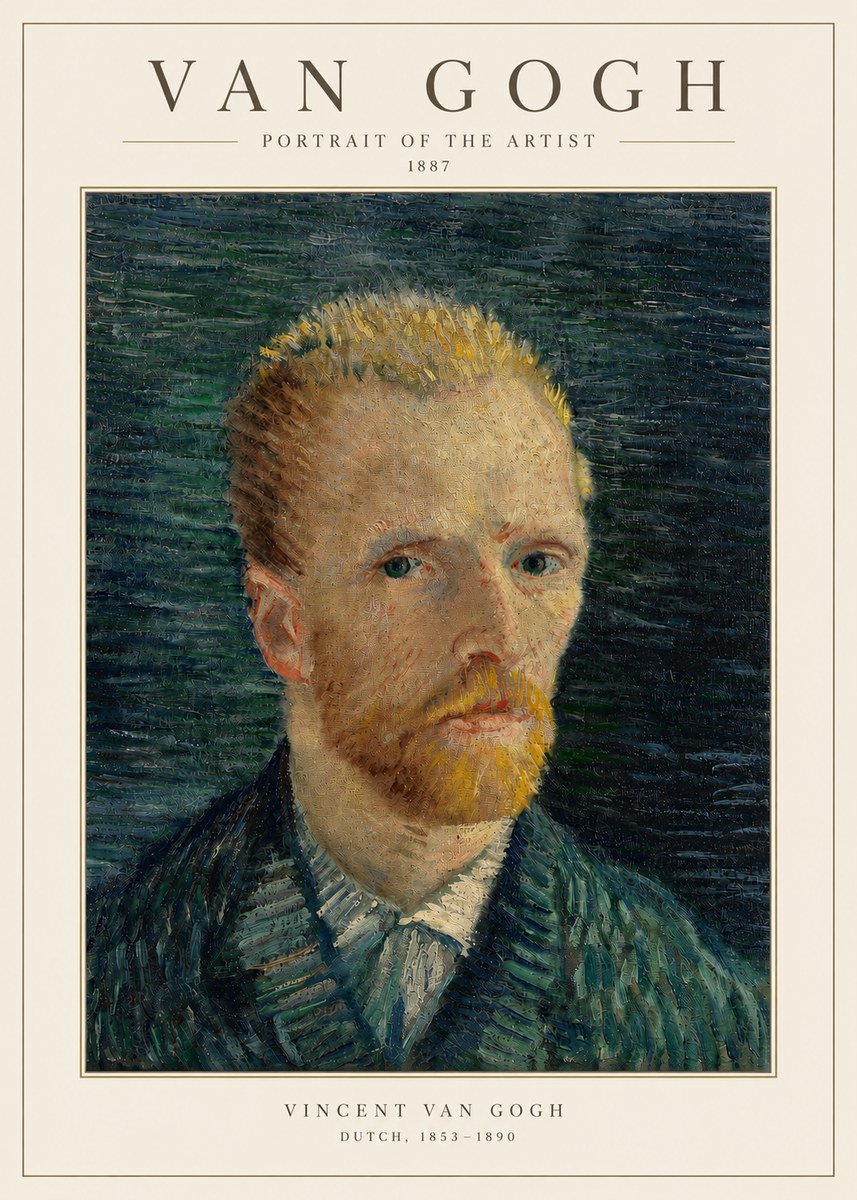 Van Gogh Portrait of the Artist II No3 - Póster