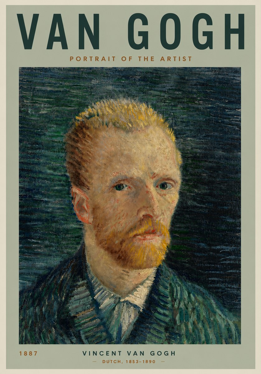 Van Gogh Portrait of the Artist II No4 - Póster