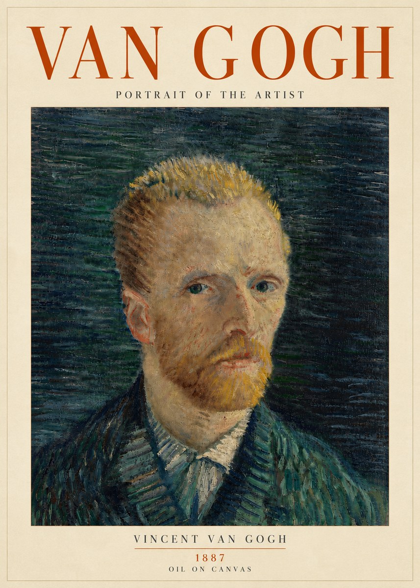Van Gogh Portrait of the Artist II No5 - Póster