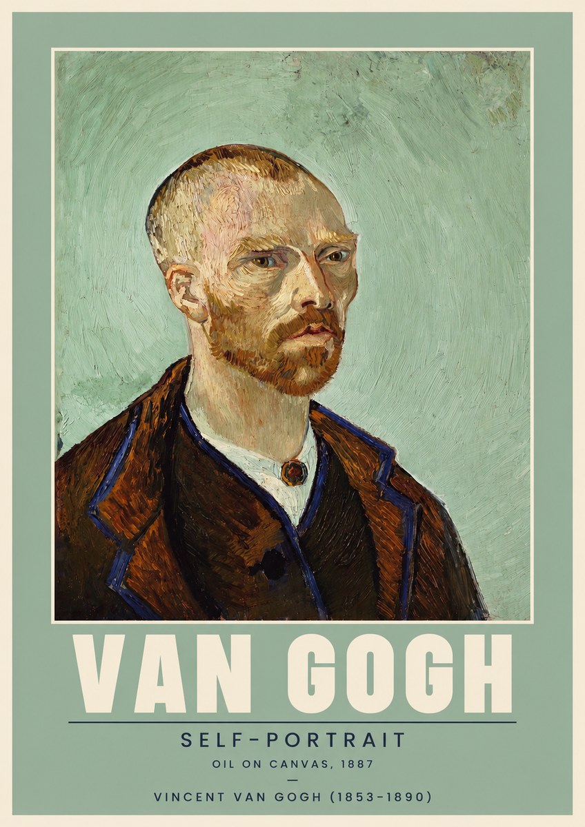 Van Gogh Self-portrait III No2 - Póster