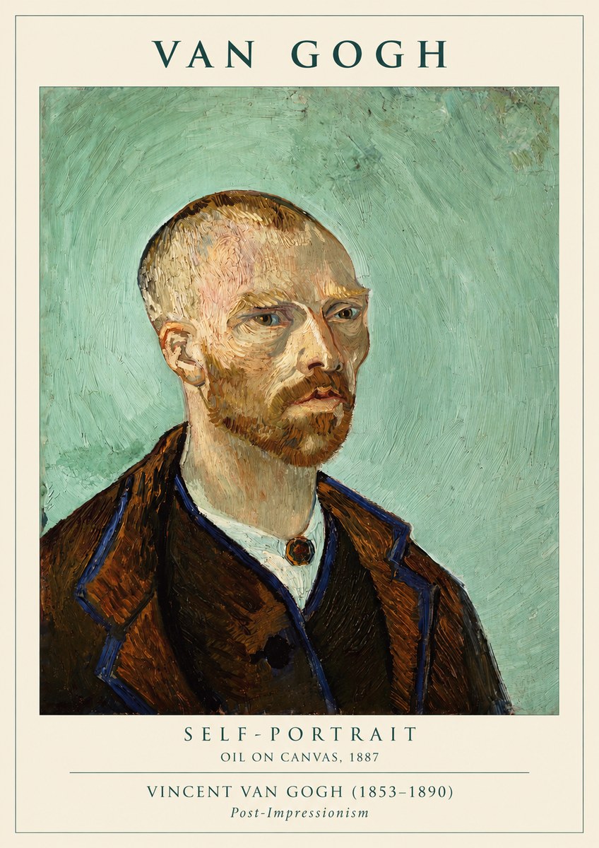Van Gogh Self-portrait III No3 - Póster