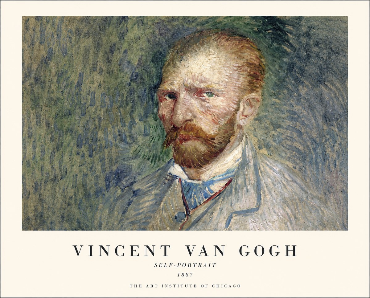 Van Gogh Self-portrait V No1 - Póster