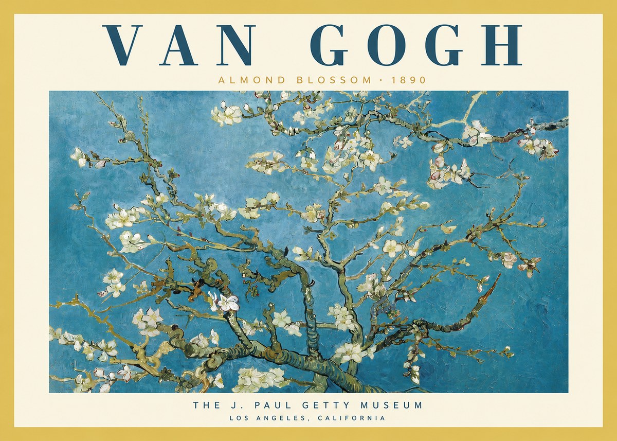 Van Gogh Almond Blossom No6 - Póster