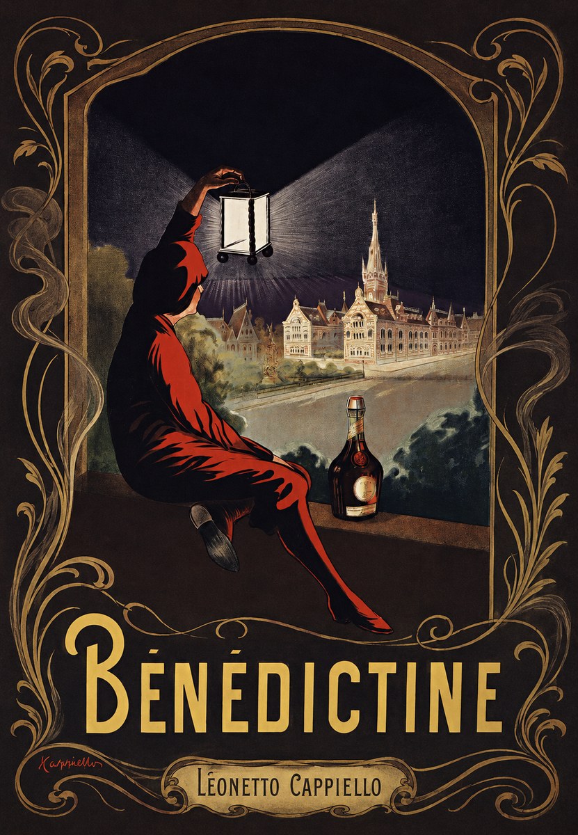 Leonetto Cappiello Bénédictine No5 - Póster
