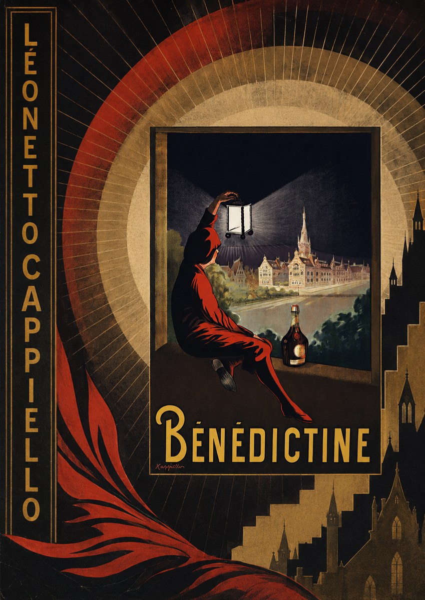 Leonetto Cappiello Bénédictine No6 - Póster