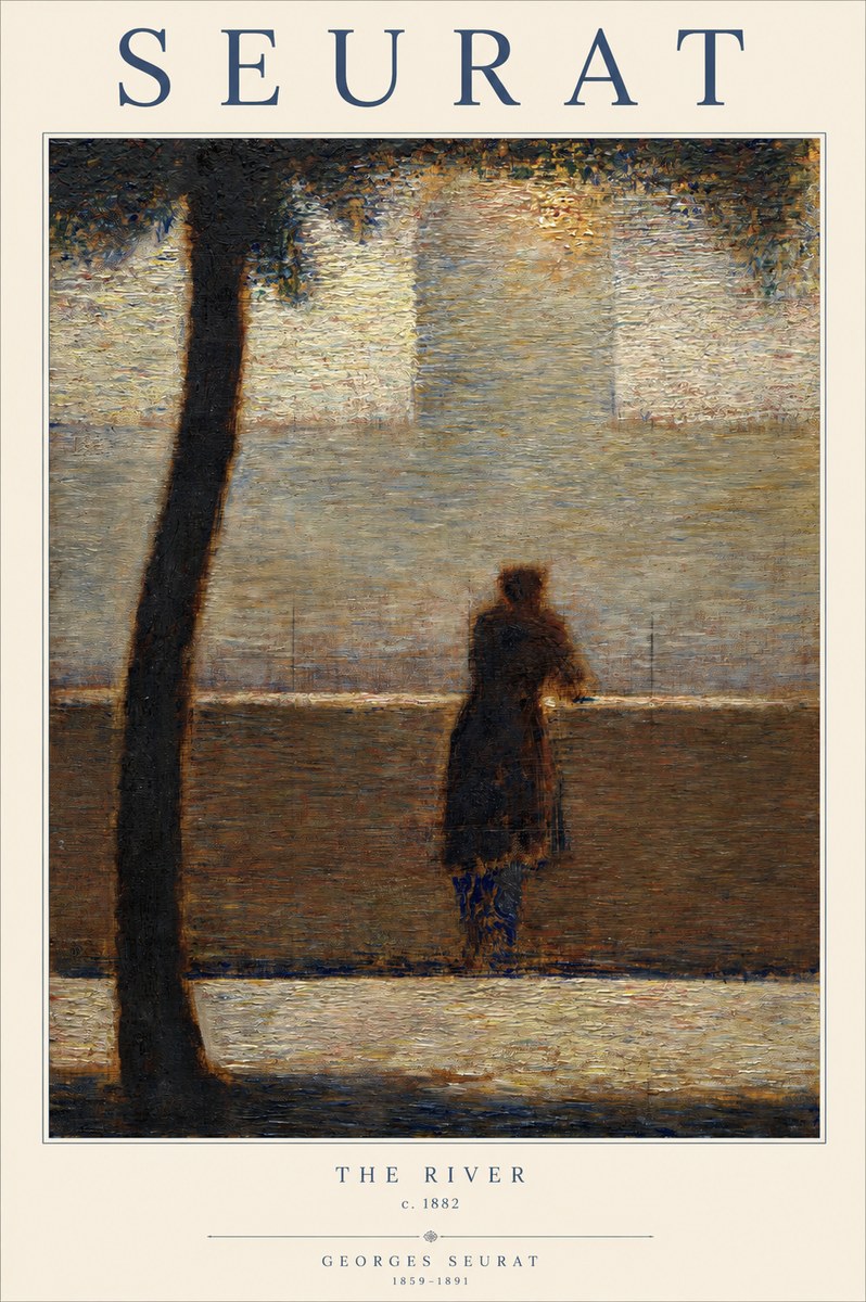 Seurat The River No1 - Póster