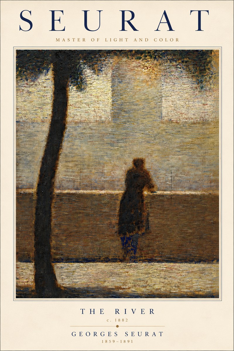 Seurat The River No6 - Póster
