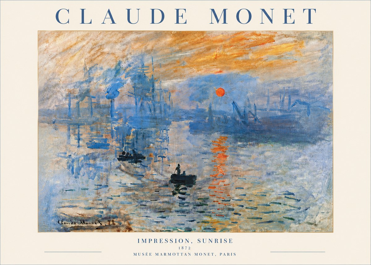 Monet Impression, Sunrise I No6 - Póster