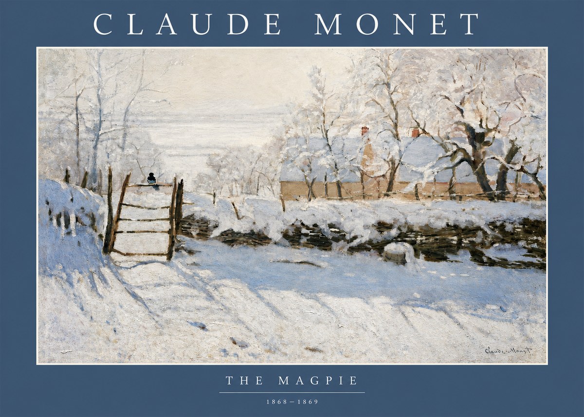 Monet The Magpie No2 - Póster
