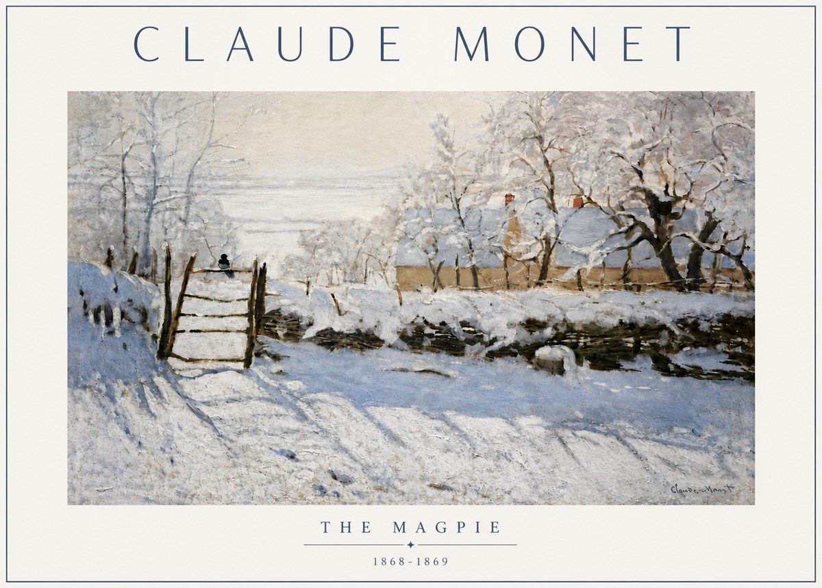 Monet The Magpie No5 - Póster