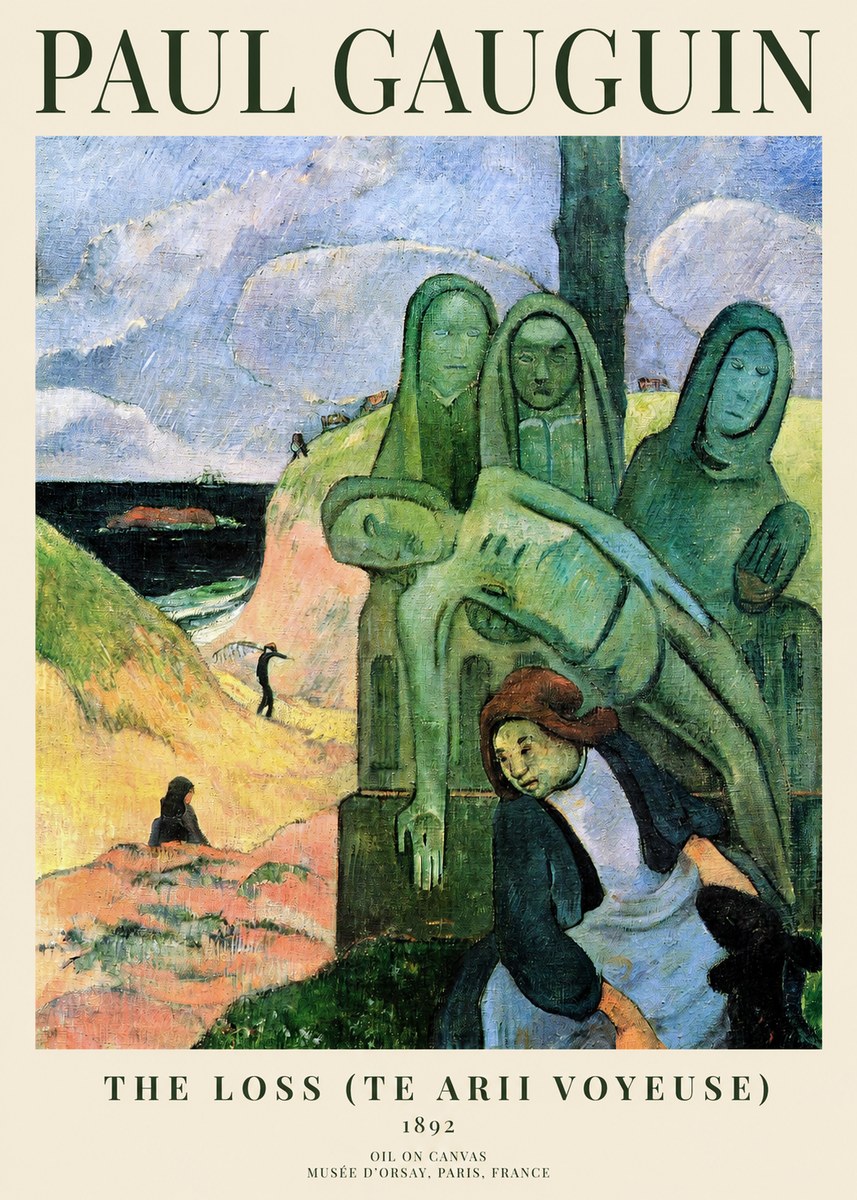 Paul Gauguin The Loss (Te Arii Voyeuse) No1 - Póster