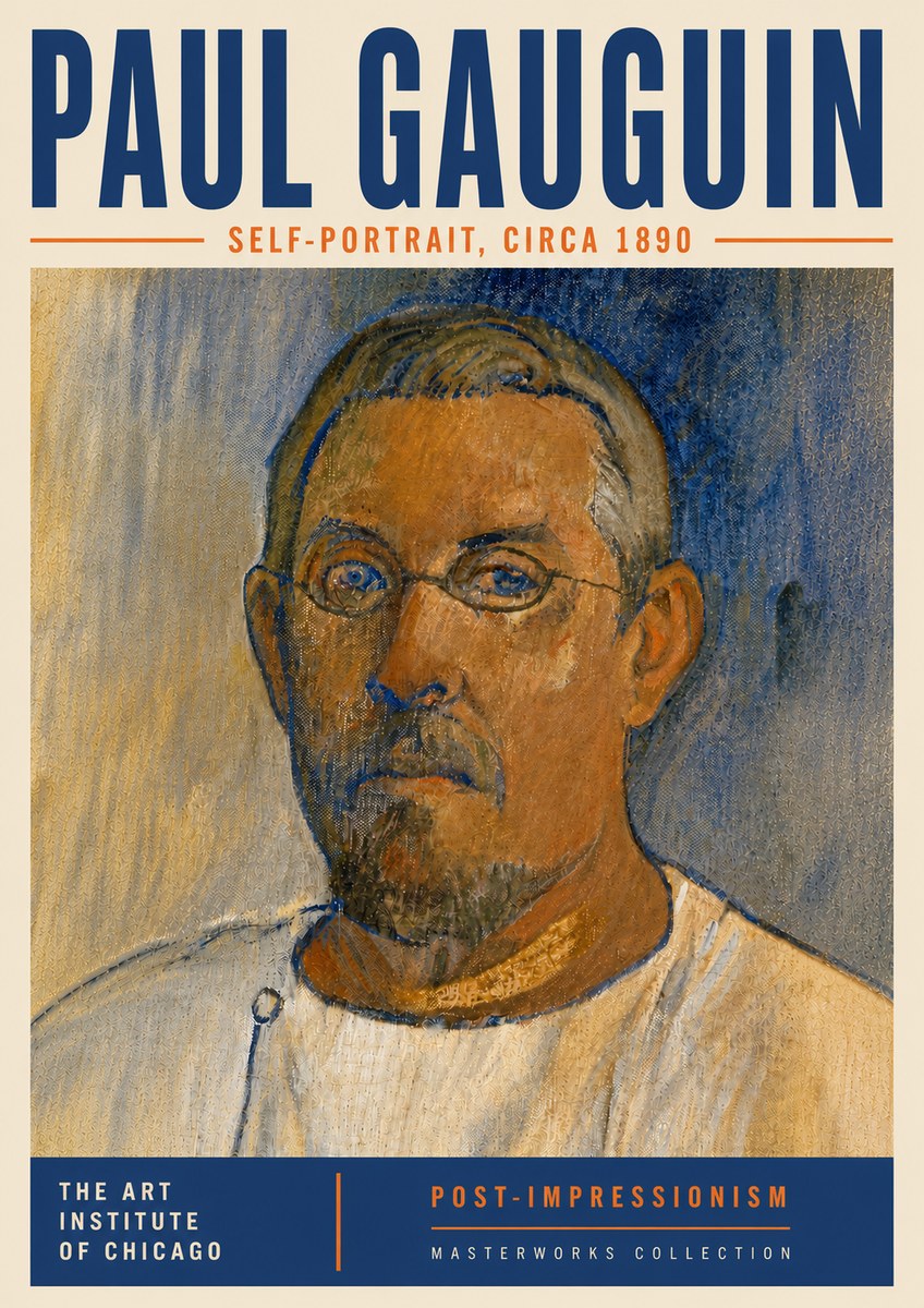 Paul Gauguin Self-portrait I No6 - Póster