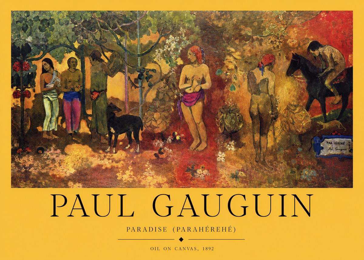 Paul Gauguin Paradise (Parahéréhé) No1 - Póster