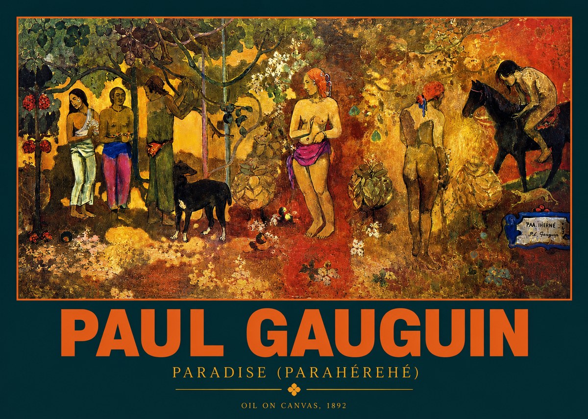 Paul Gauguin Paradise (Parahéréhé) No2 - Póster