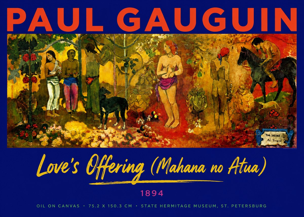 Paul Gauguin Paradise (Parahéréhé) No6 - Póster