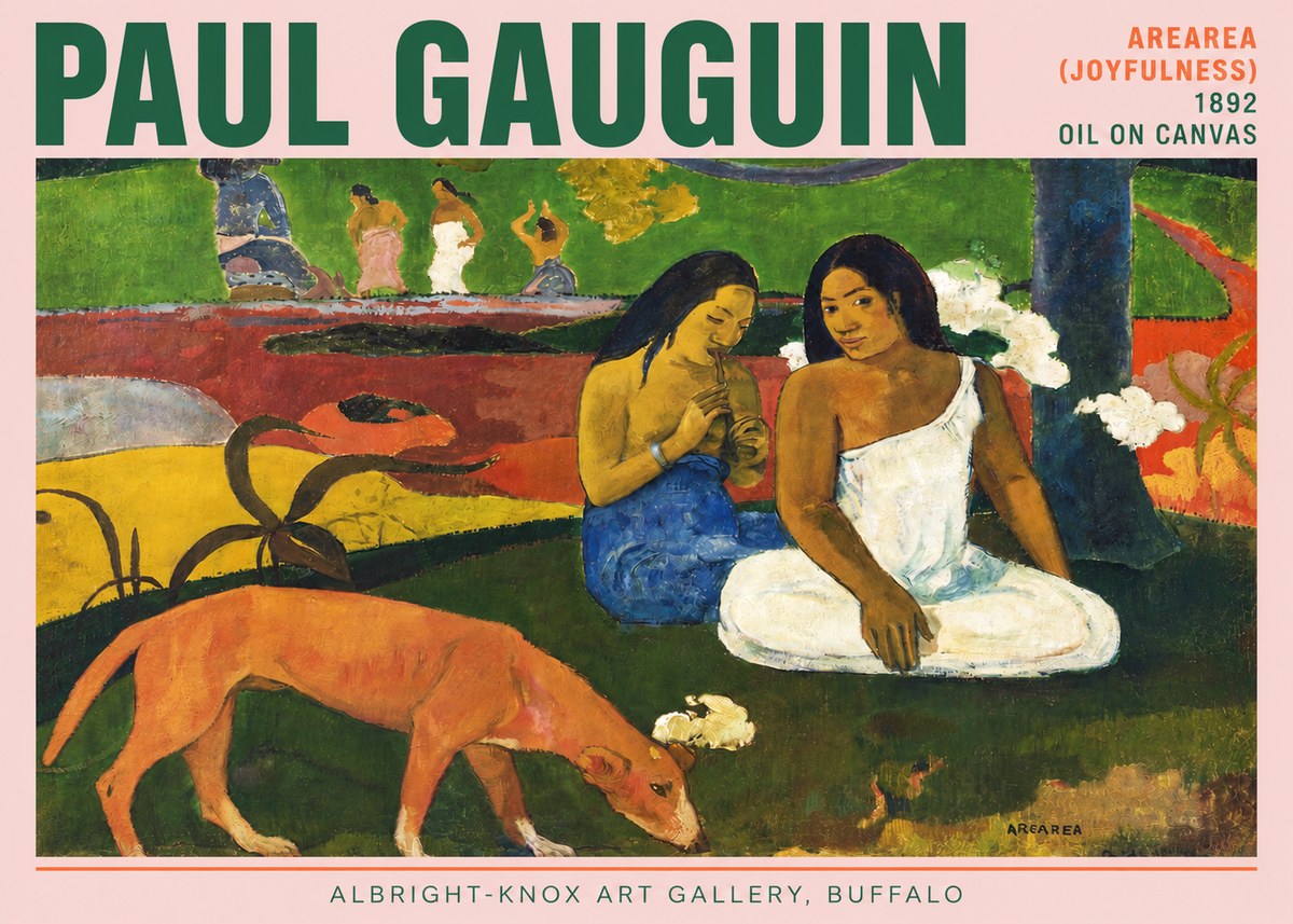 Paul Gauguin Arearea (Joyfulness) No3 - Póster