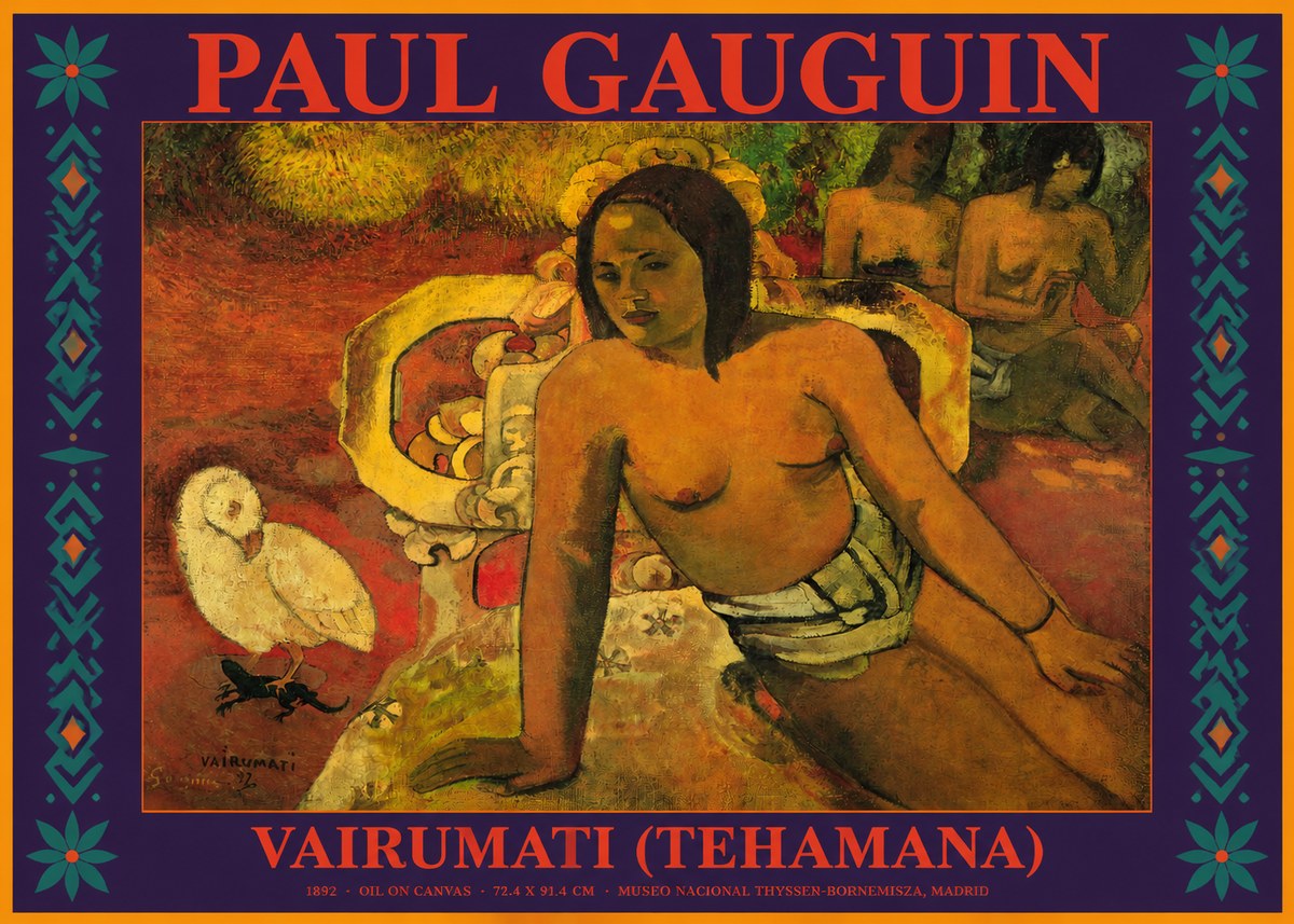 Paul Gauguin Vairumati (Tehamana) No2 - Póster