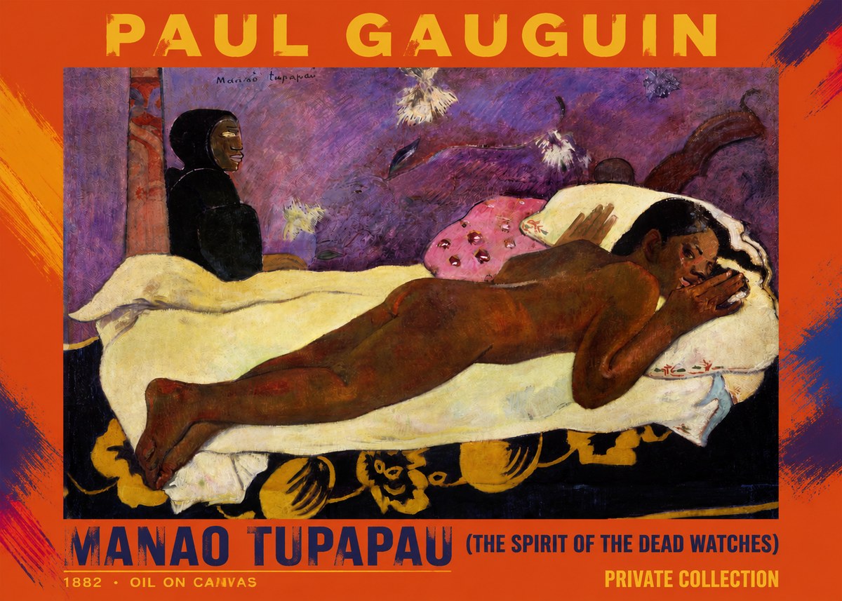 Paul Gauguin Manao Tupapau (the Spirit of the Dead Watches) No3 - Póster