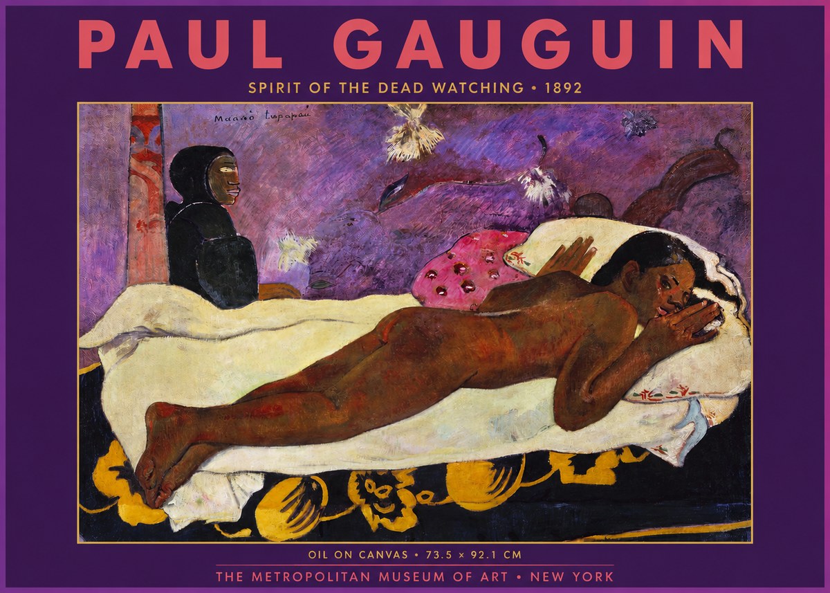 Paul Gauguin Manao Tupapau (the Spirit of the Dead Watches) No6 - Póster