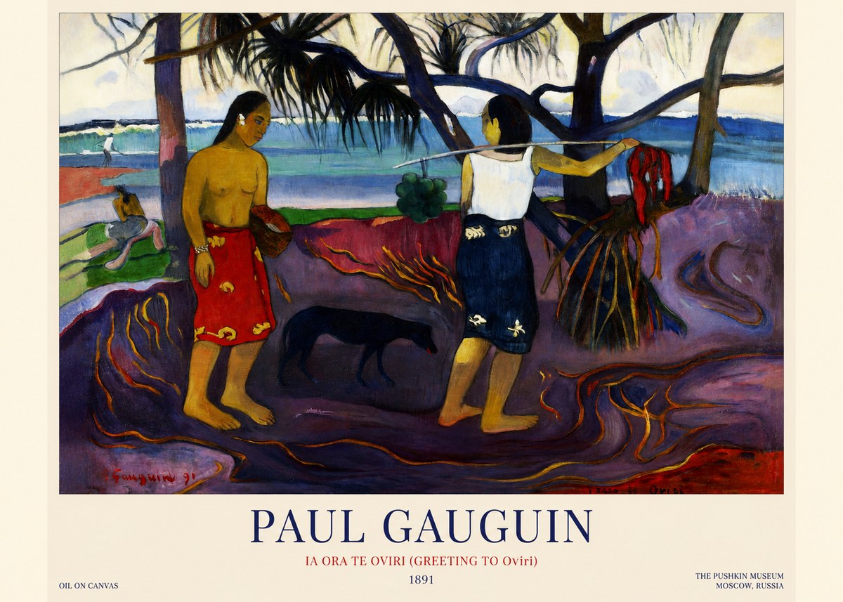 Paul Gauguin Ia Ora Na Te Ovari (I Raro Te Oviri) No2 - Póster