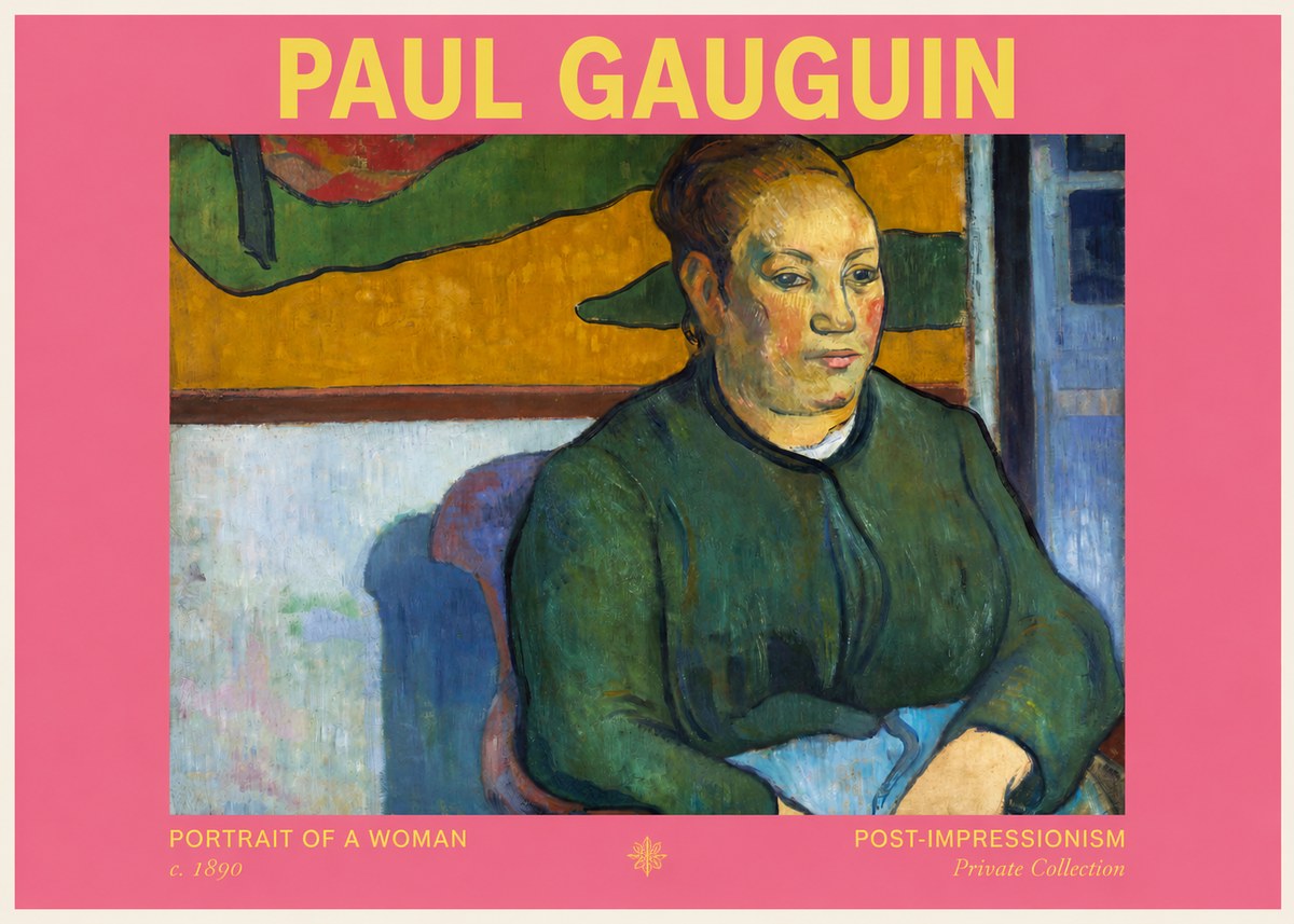 Paul Gauguin Portrait of a Woman No2 - Póster