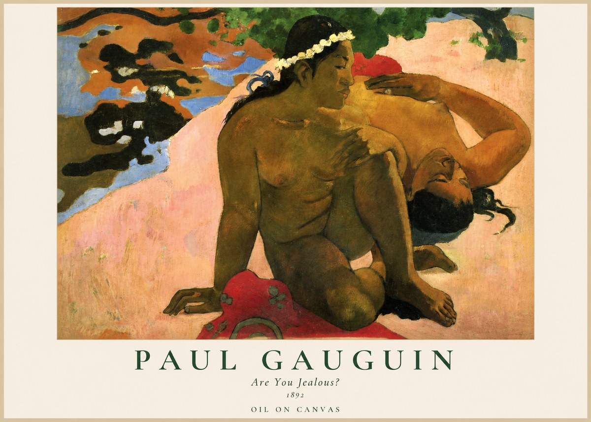 Paul Gauguin Are You Jealous? No1 - Póster
