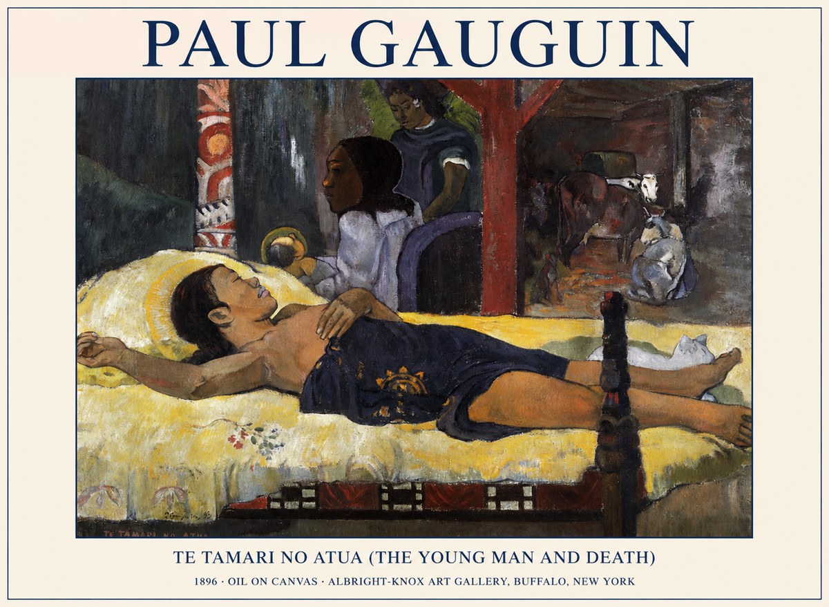 Paul Gauguin Te Tamari No Atua (the Young Man and Death) No1 - Póster
