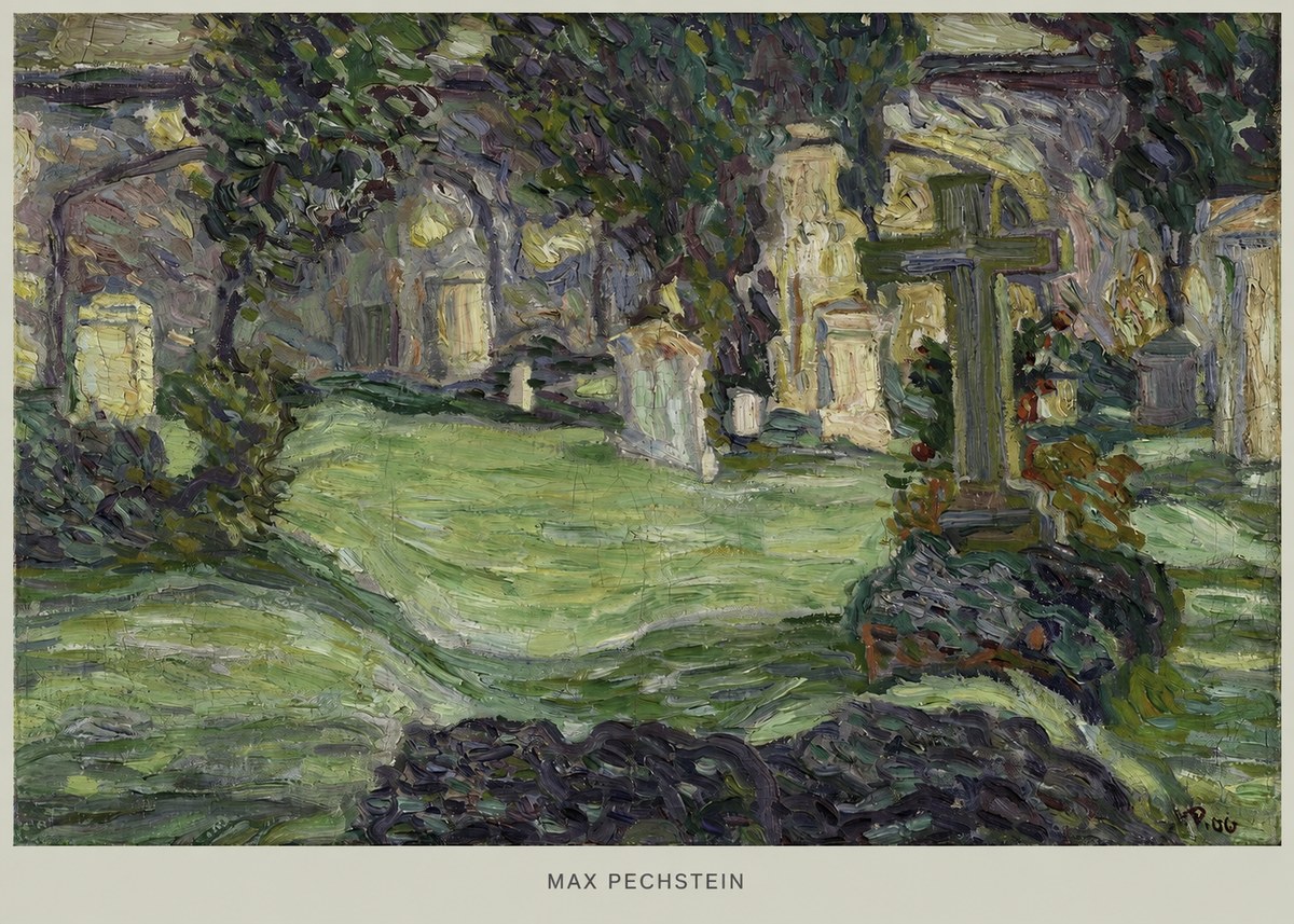 Max Pechstein Cemetery No5 - Póster