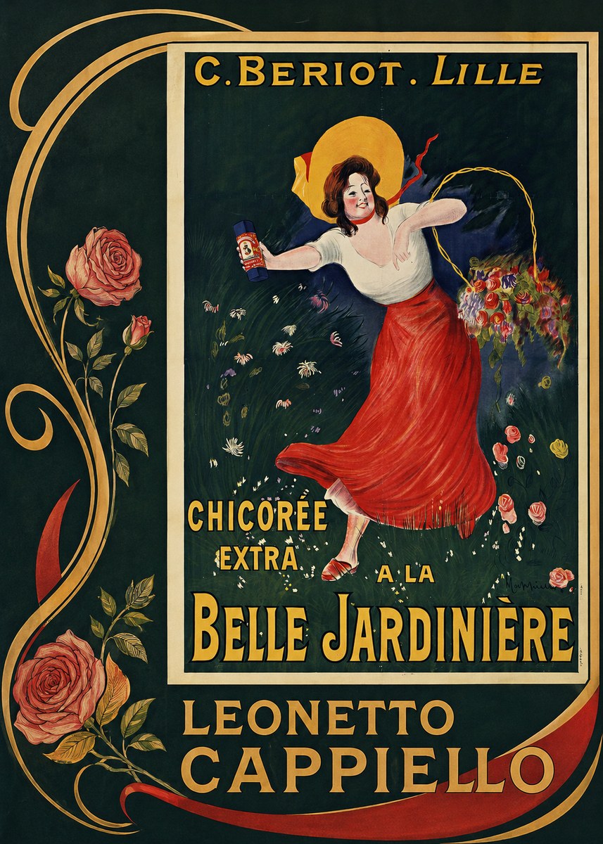 Leonetto Cappiello Chicorée Extra a La Belle Jardinière No2 - Póster
