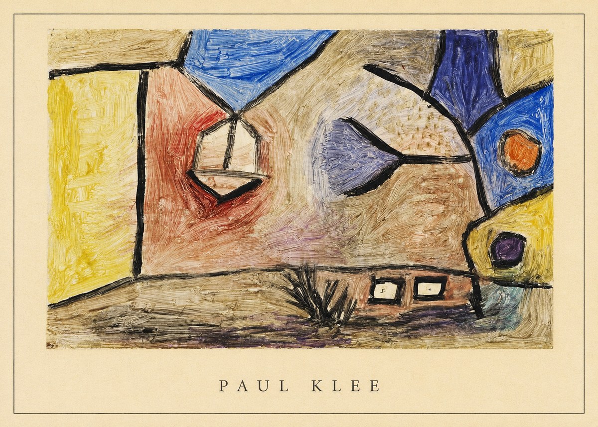 Paul Klee Der Niesen No3 - Póster