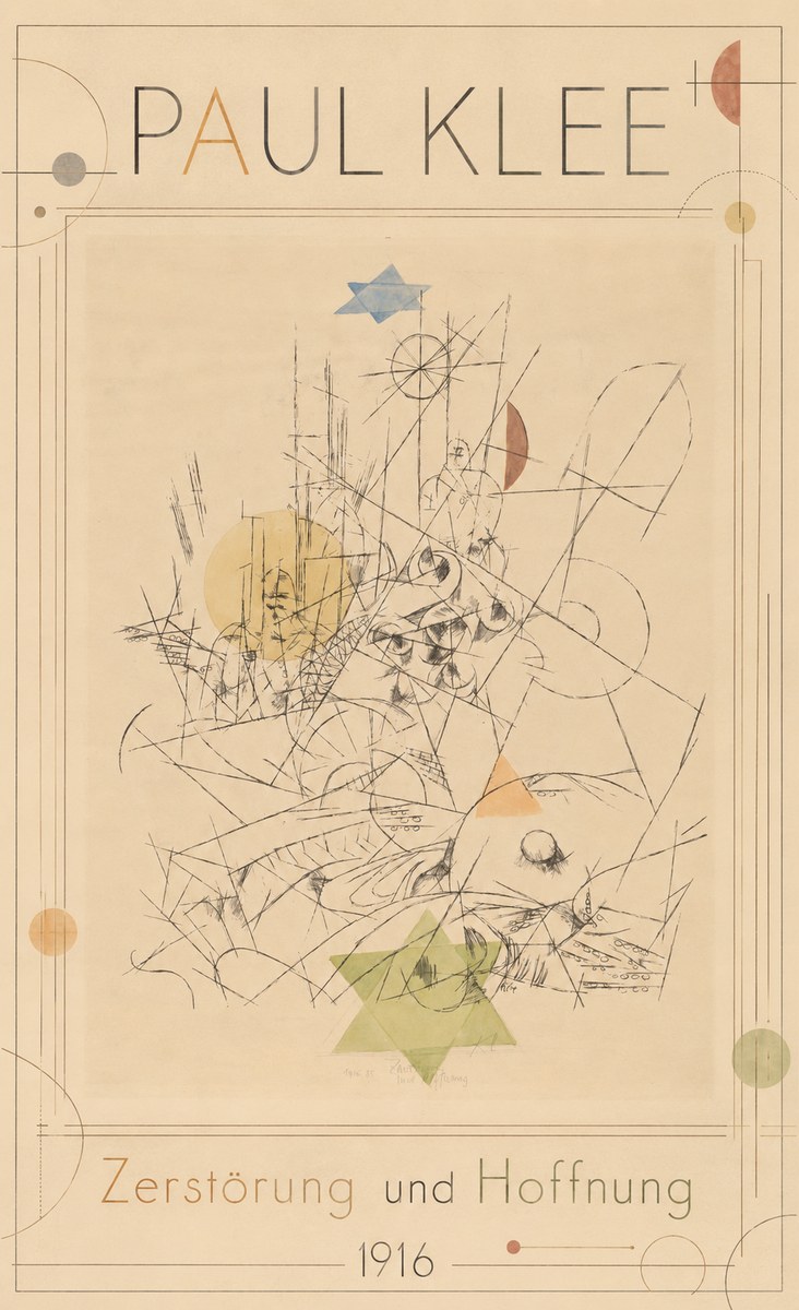 Paul Klee Zerstörung Und Hoffnung I No1 - Póster