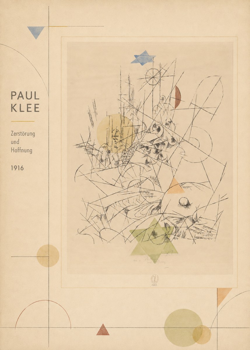 Paul Klee Zerstörung Und Hoffnung I No2 - Póster