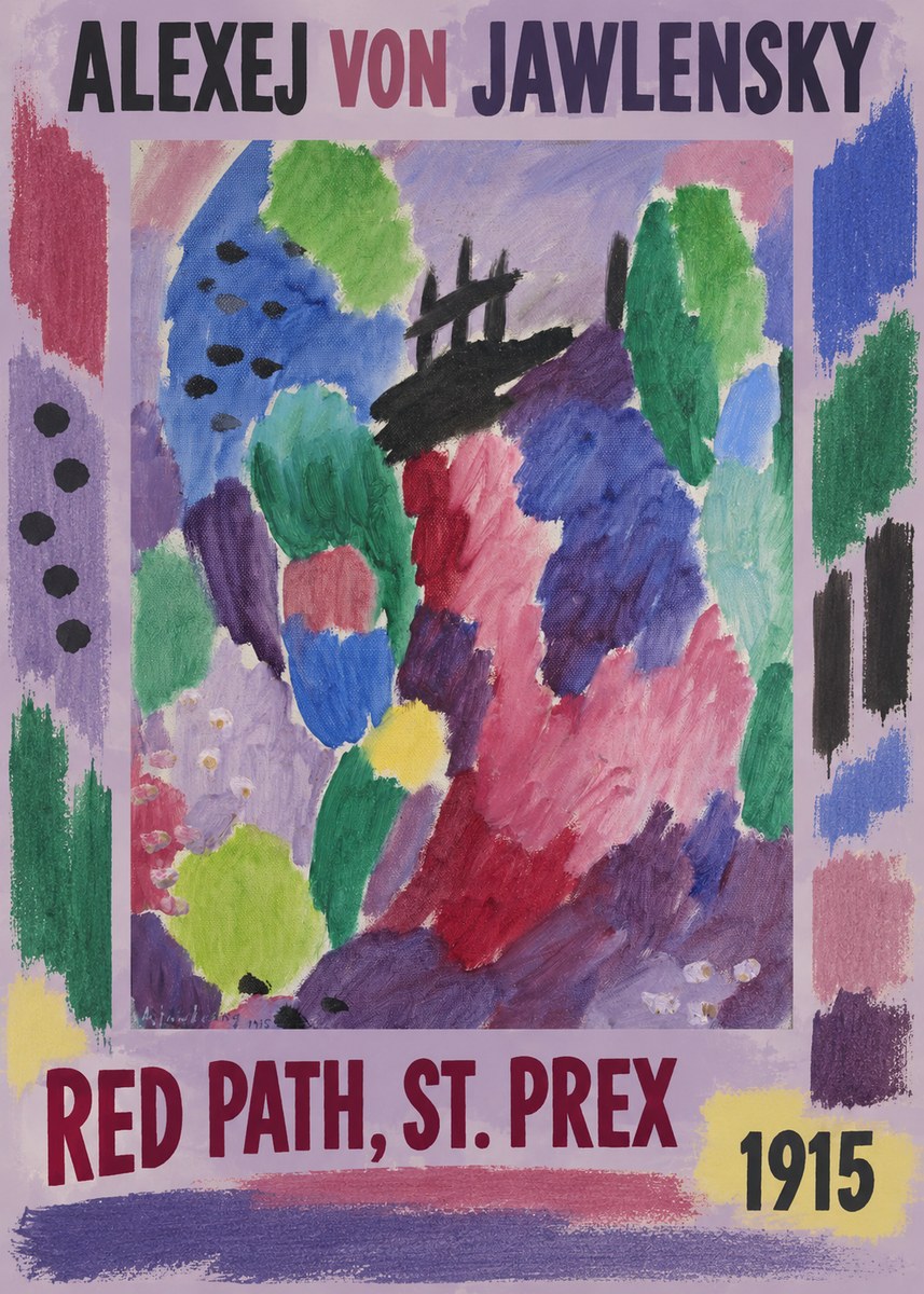 Alexej von Jawlensky Red Path, St. Prex II No1 - Póster