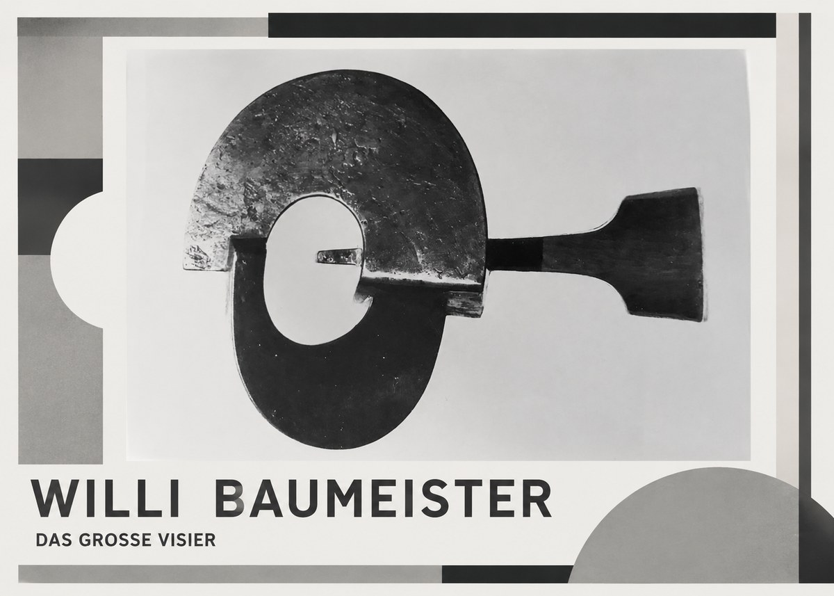 Willi Baumeister Das Grosse Visier No1 - Póster