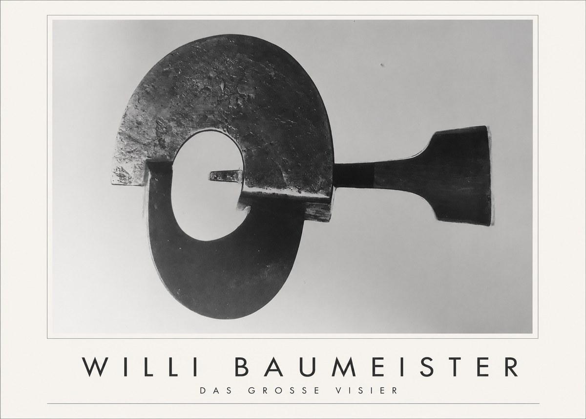 Willi Baumeister Das Grosse Visier No3 - Póster