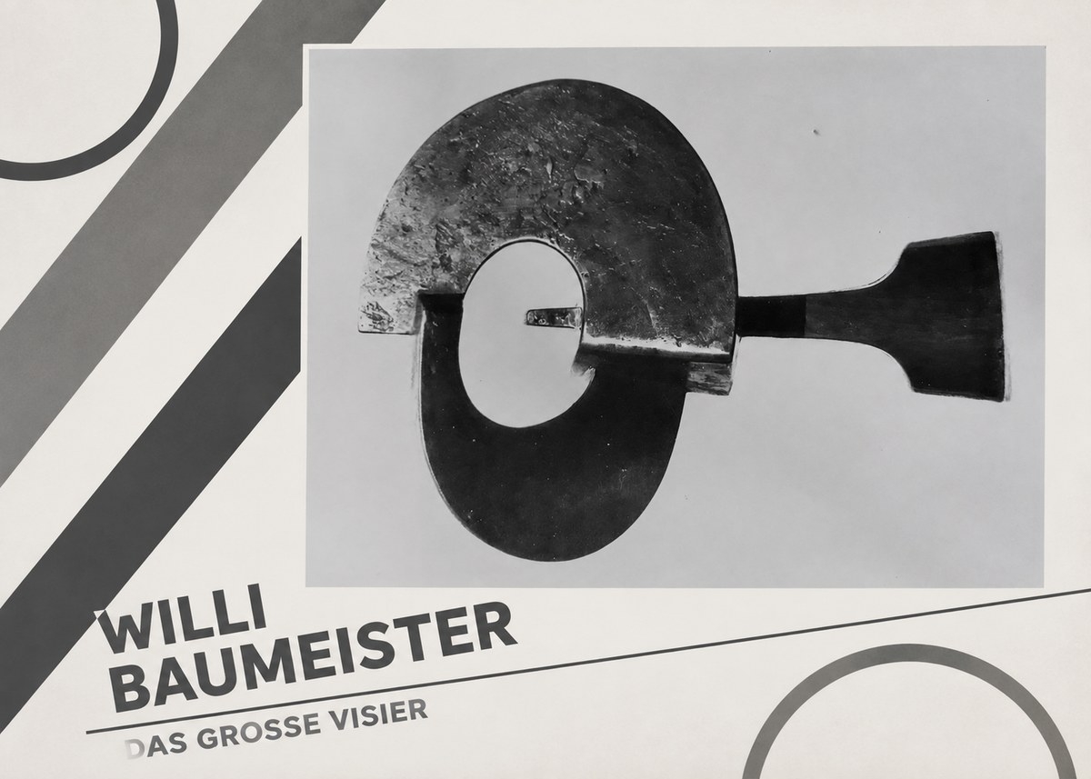 Willi Baumeister Das Grosse Visier No4 - Póster