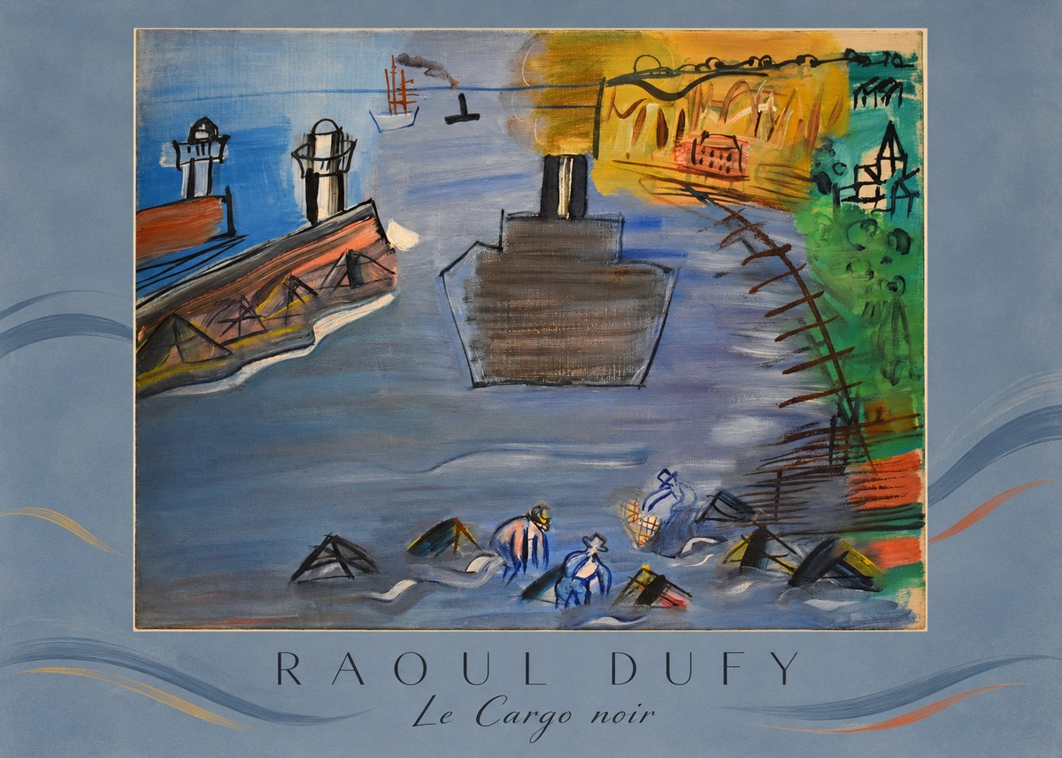 Raoul Dufy Le Cargo Noir No5 - Póster