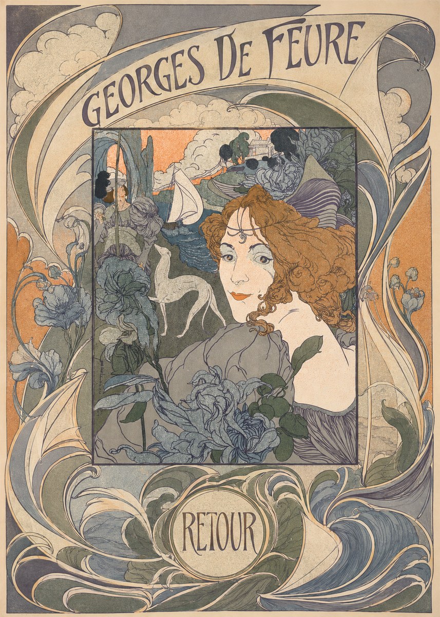 Georges de Feure Retour No6 - Póster