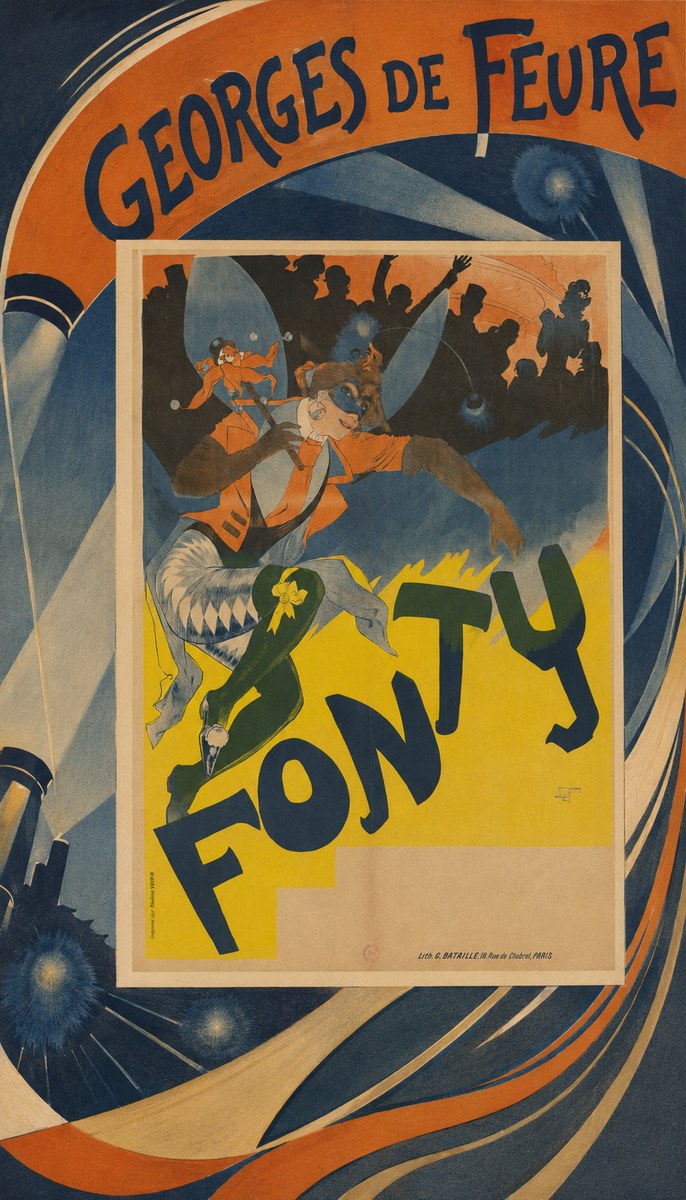 Georges de Feure Fonty I No2 - Póster