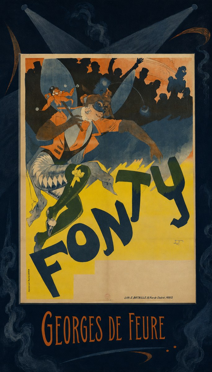 Georges de Feure Fonty I No5 - Póster