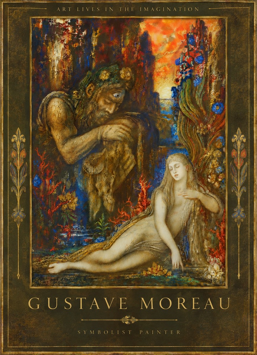 Gustave Moreau Galatea I No5 - Póster