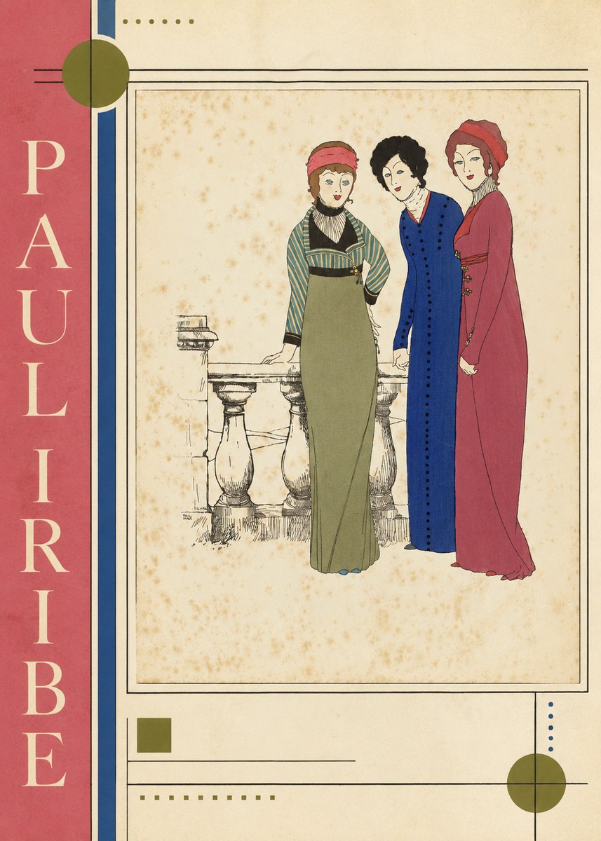 Paul Iribe Fashionable Ladies No3 - Póster