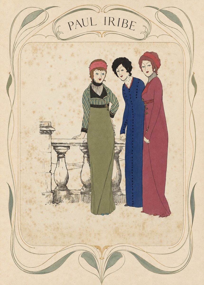 Paul Iribe Fashionable Ladies No4 - Póster