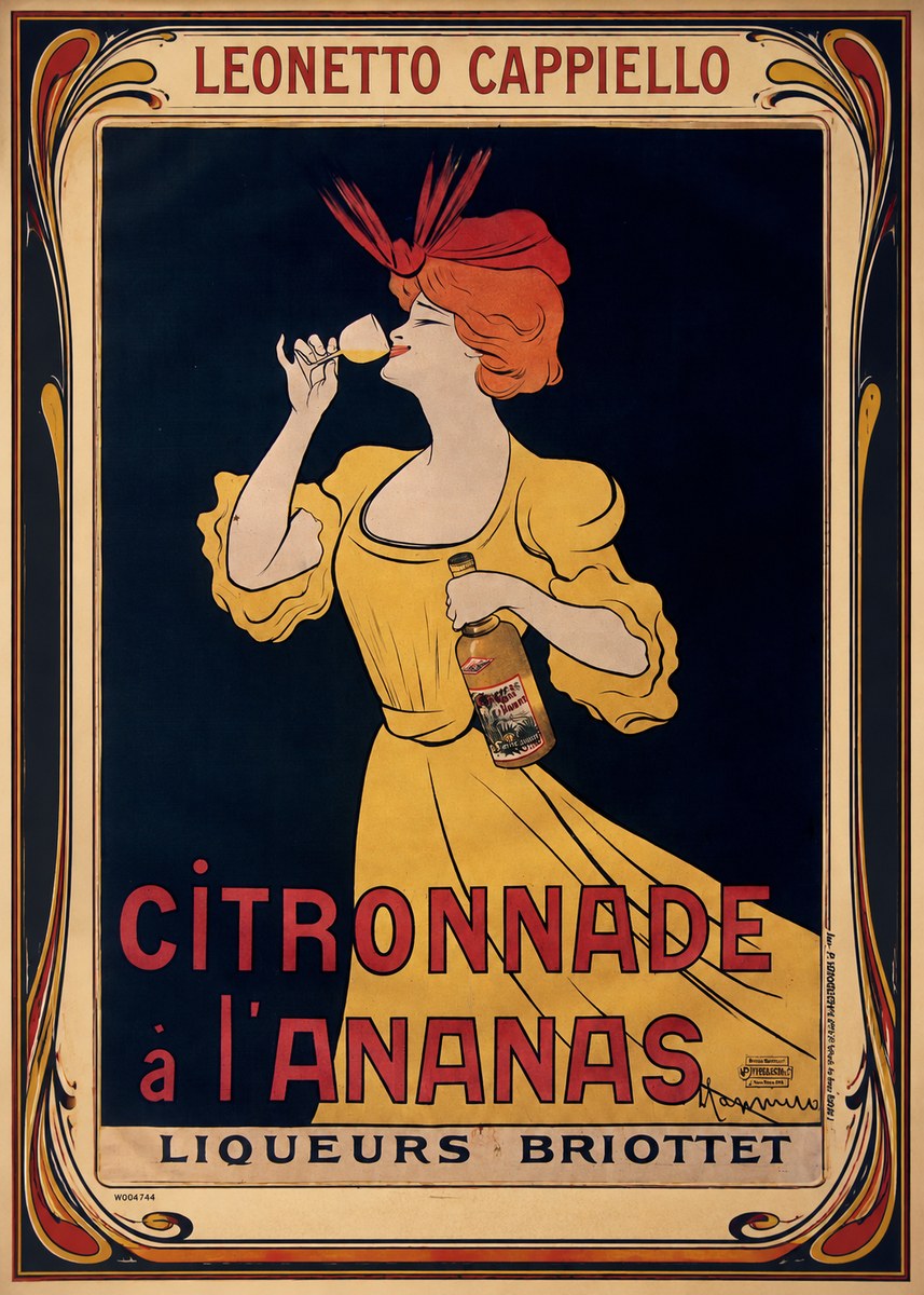 Leonetto Cappiello Citronnade À L'ananas No1 - Póster