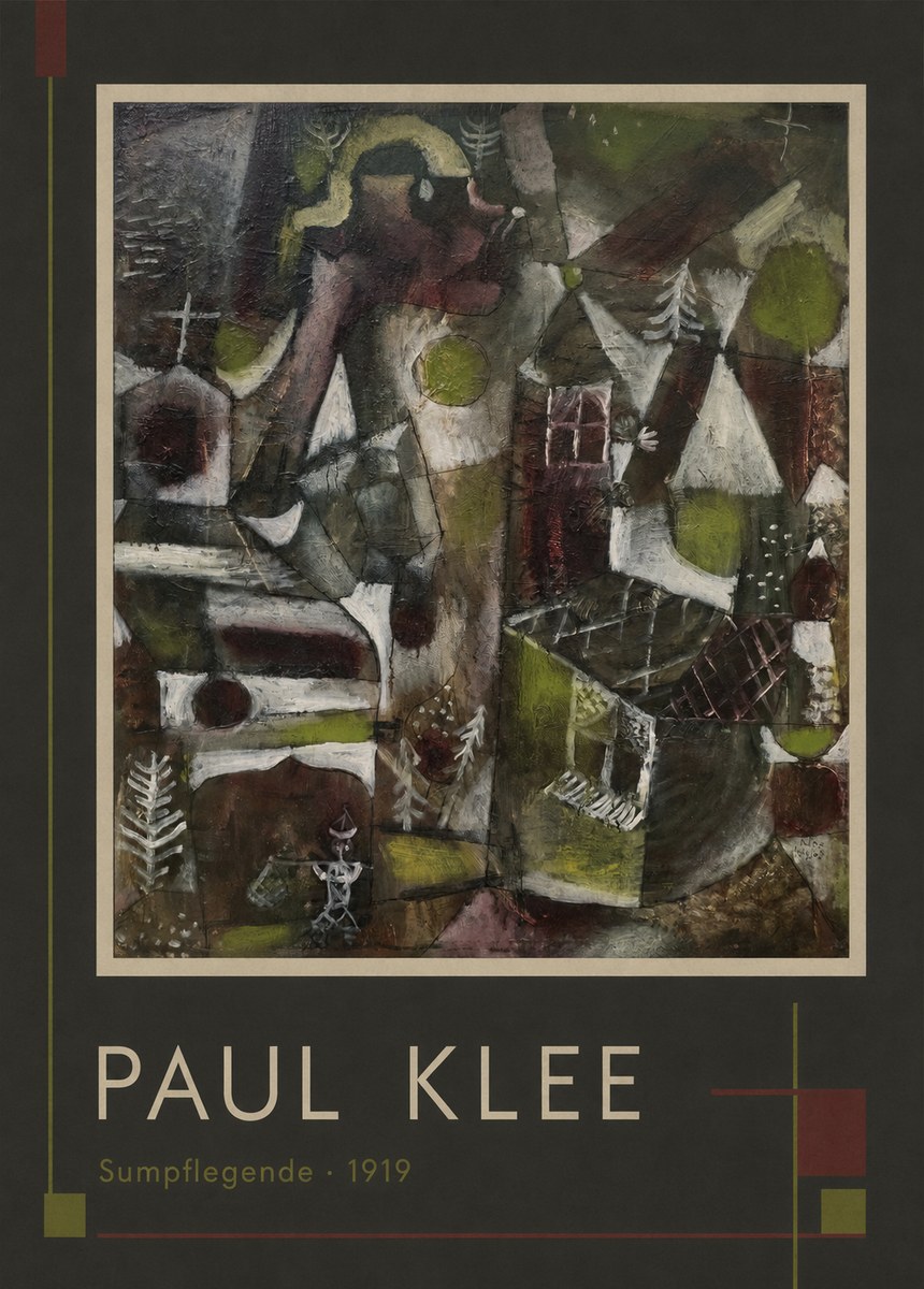 Paul Klee Sumpflegende II No1 - Póster