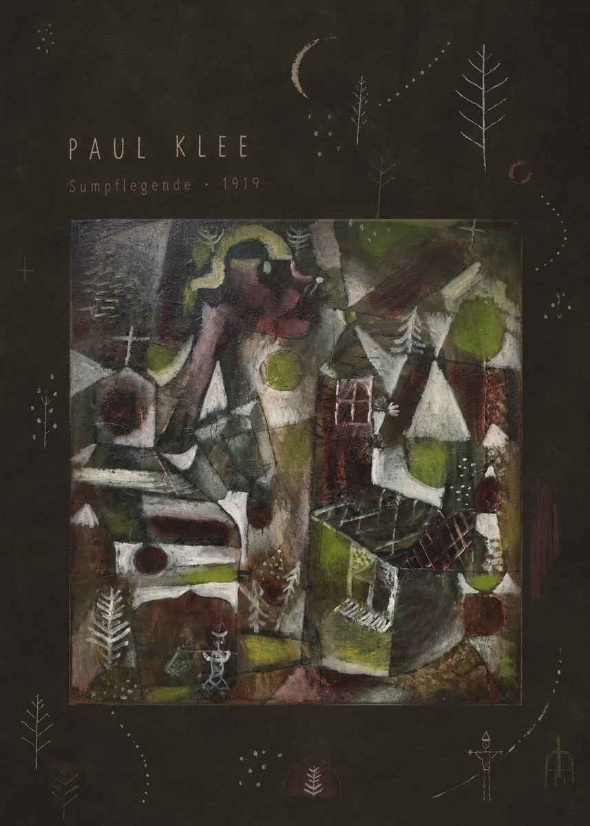 Paul Klee Sumpflegende II No3 - Póster