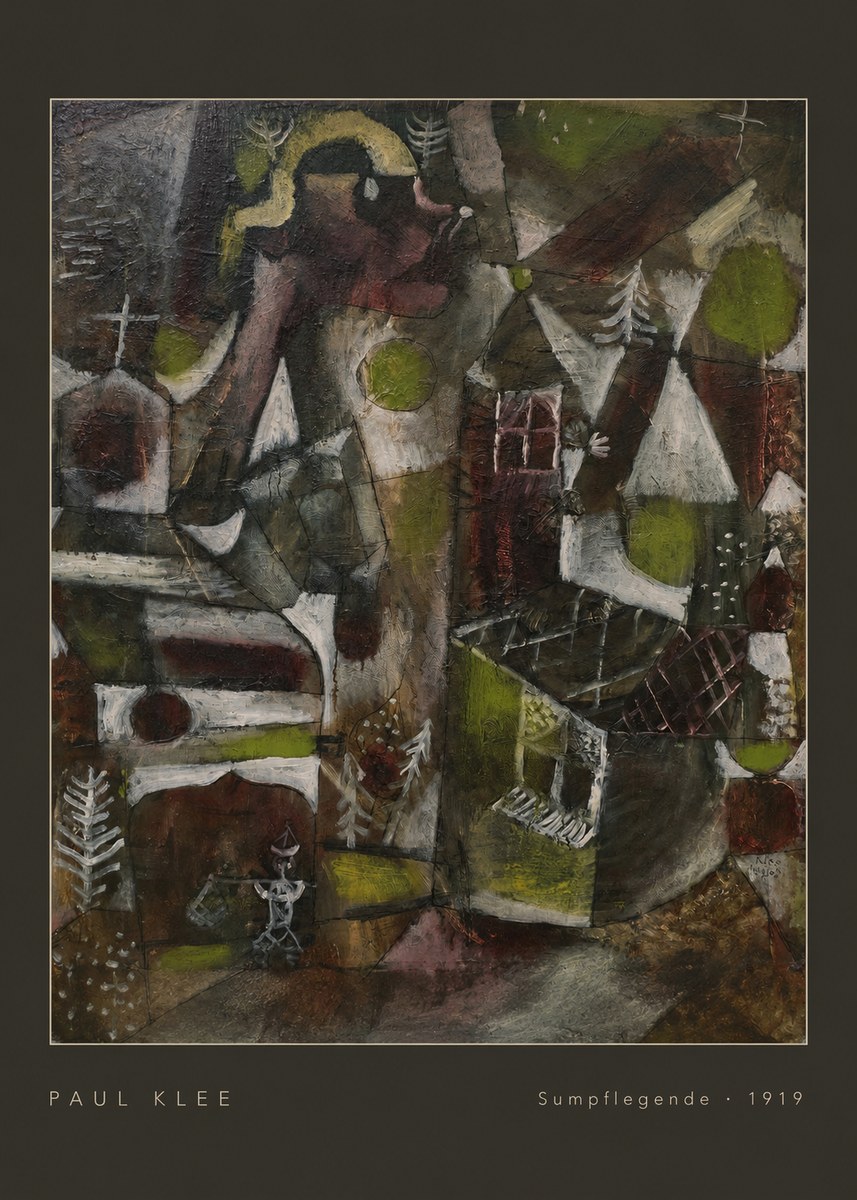 Paul Klee Sumpflegende II No5 - Póster