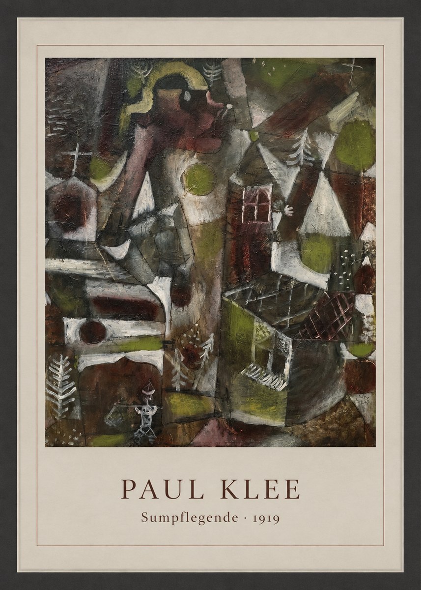 Paul Klee Sumpflegende II No6 - Póster